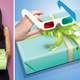 Illustration for article titled Lazy Bows Wrapping Paper: The Only Good Use For 3D Ive Seen So Far